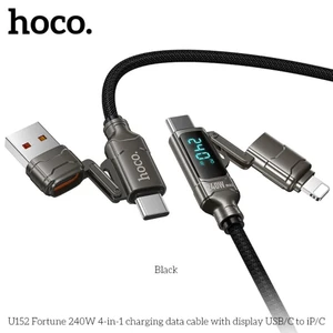 Thông tin kỹ thuật Sản Phẩm Cáp Sạc Type-C to Type-C Hoco U152 Joy 240W 4-in-1 USB/C to iP/C.