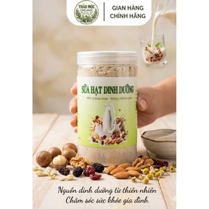 SỮA HẠT 17 LOẠI HẠT BỮA SÁNG SIÊU TIỆN LỢI ĐỦ CHẤT CHO GIA ĐÌNH [THẢO MỘC ORGANIC ] HŨ 500G