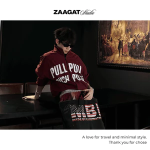 PULL PUSH JACKET VER2, Áo Khoác Gió Khóa Kéo Dáng Boxy, Áo Khoác Gió Chống Nắng,Chống Nước