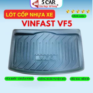 LÓT CỐP xe VINFAST VF5/HERIO GREEN 2024 - NAY nhựa dẻo siêu đẹp, siêu bền, chống thấm nước, không mùi, vừa khít
