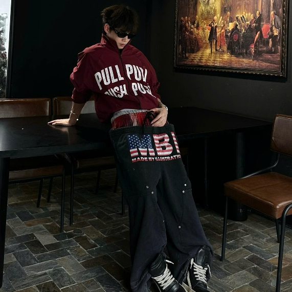 [MỞ BÁN] PULL PUSH JACKET VER2, Áo Khoác Gió Khóa Kéo Dáng Boxy, Áo Khoác Gió Chống Nắng,Chống Nước