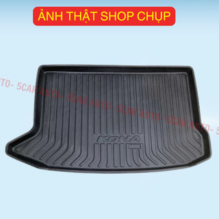 LÓT CỐP xe Hyundai Kona 2018 - Nay, nhựa dẻo siêu đẹp, siêu bền, chống thấm nước, không mùi, vừa khít xe