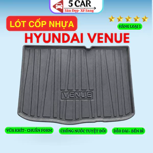 LÓT CỐP xe Hyundai Venue 2023 - Nay, nhựa dẻo siêu đẹp, siêu bền, chống thấm nước, không mùi, vừa khít xe
