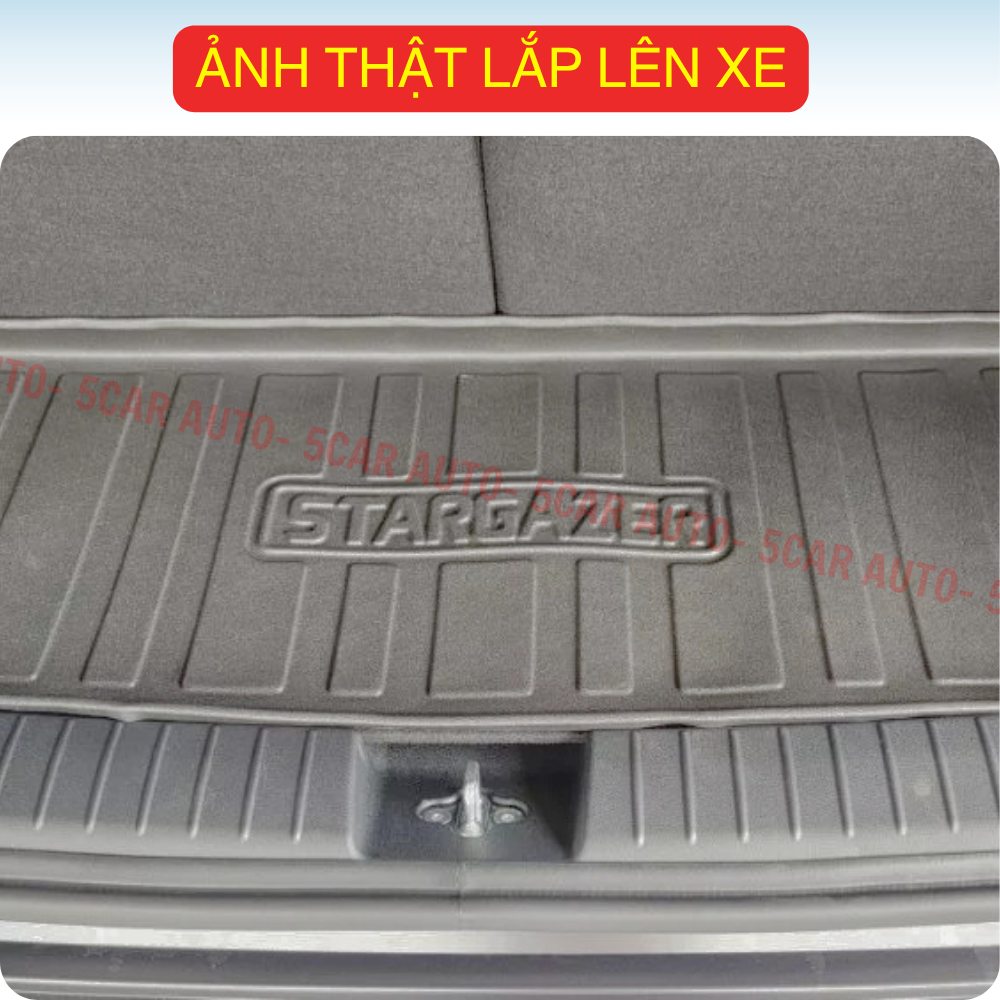 LÓT CỐP xe Hyundai Stargazer 2022 - Nay, nhựa dẻo siêu đẹp, siêu bền, chống thấm nước, không mùi, vừa khít xe