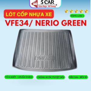 LÓT CỐP xe VINFAST VFE34/HERIO GREEN 2022 - NAY nhựa dẻo siêu đẹp, siêu bền, chống thấm nước, không mùi, vừa khít