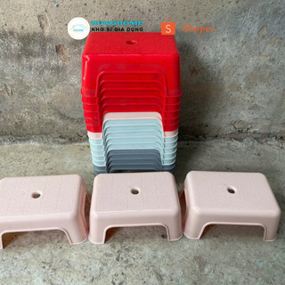 COMBO 5 Ghế Nhựa Mini - Ghế Ngồi Bệt Cao 10cm - Hùng Home