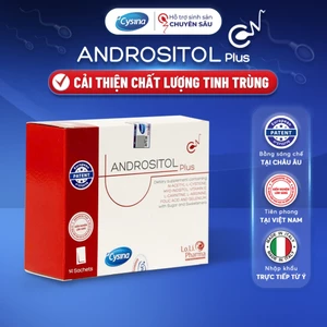 Andrositol Plus - Hỗ Trợ Sức Khỏe Cho Nam Giới, Bổ Tinh Trùng Nam, Tăng Khả Năng Thụ Thai Cho Người Hiếm Muộn