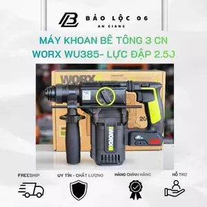 Máy Khoan Bê Tông Dùng Pin 20V Worx WU385.9 , Lực đập 2.5J