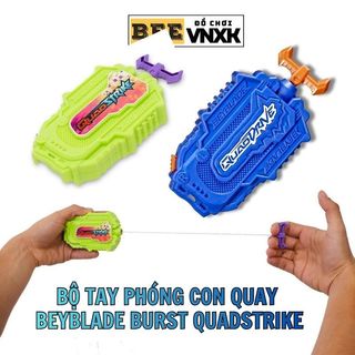 Bệ phóng con quay BeyBlade Burst QuadStrike String Launcher xuất dư, không hộp - BEE VXK