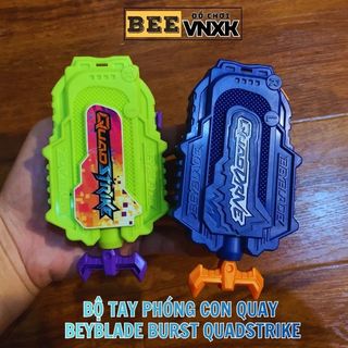 Bệ phóng con quay BeyBlade Burst QuadStrike String Launcher xuất dư, không hộp - BEE VXK
