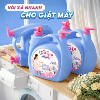 [Deal Mở Bán] Can Nước Giặt TopGia 2 Vòi 5.3KG, An Toàn Lưu Hương 100H, Đậm Đặc Làm Sạch Nhanh