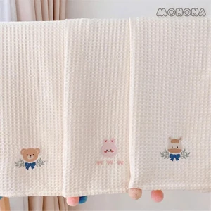 Chăn Bamboo Cho Bé Doudou 100x120cm Mềm Mại Thoáng Khí Chăn Đắp Điều Hòa Chăn Hè Cho Trẻ Sơ Sinh