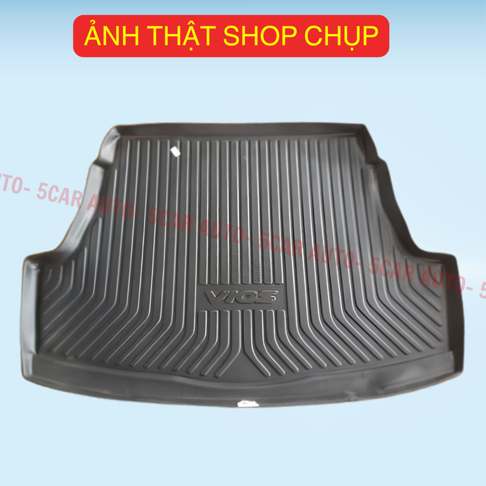 LÓT CỐP xe TOYOTA VIOS 2003 - NAY nhựa dẻo siêu đẹp, siêu bền, chống thấm nước, không mùi, vừa khít
