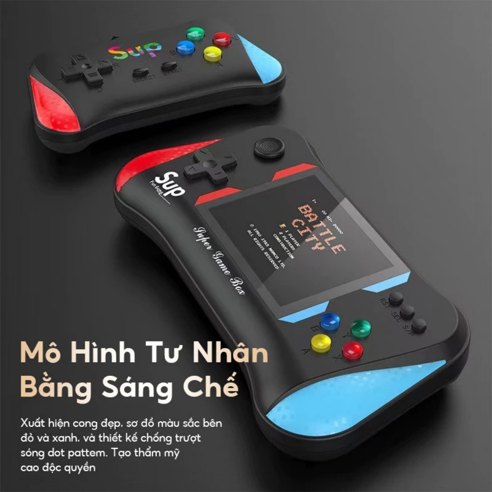 Máy Chơi Game Cầm Tay X7M,500 Game ,Màn Hình HD,Kết Nối TV,Chơi 2 Người,Mới