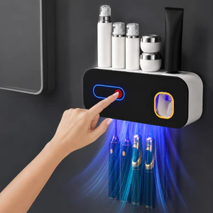 KỆ ĐỰNG BÀN CHẢI TÍCH HỢP KHỬ KHUẨN UV THÔNG MINH