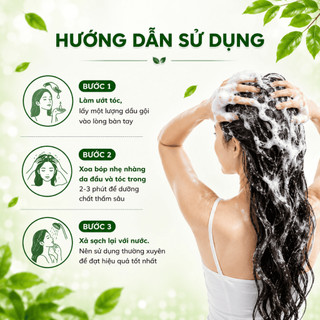Dầu gội thảo dược Mei Mei kiềm dầu: sả, chanh, gừng, hà thủ ô 300ml