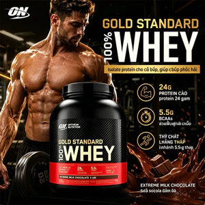 ON Gold Standard Whey 2lbs Hương Socola Bột Whey Protein Tăng Cơ Nhập Khẩu Mỹ Chính Hãng Free Ship Toàn Quốc VN