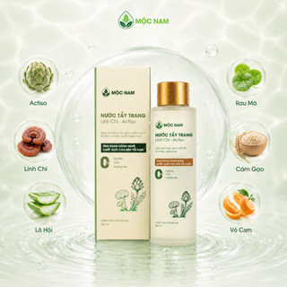 Nước tẩy trang linh chi Actiso Mộc Nam - Double Phase làm sạch sâu, dưỡng da ẩm mịn (150ml)