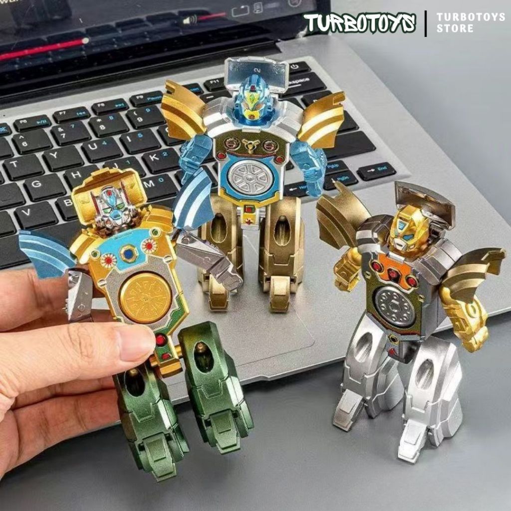 Đồ chơi fidget spinner robot con quay biến hình giảm căng thẳng nhựa abs an toàn cho trẻ em và người lớn, Turbotoys