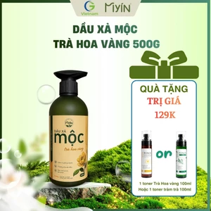 Dầu Xả Mộc Trà Hoa Vàng MYIN 500g | Dưỡng Ẩm Tóc, Mềm Mượt, Giảm Xơ Rối, Giảm Bết Dính