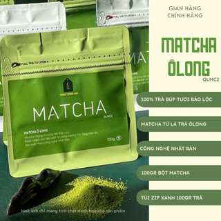 Bột Trà Xanh Matcha tằng Vĩnh An  Nguyên Chất Thượng Hạng (100g) – Không Đường, Ăn Kiêng, Uống Đẹp Da