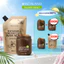 Tẩy Tế Bào Da Chết Body Scrub Cà Phê Organic - Mắc Ca 235g/500g MACALAND Dưỡng Ẩm, Chăm Da Sáng Mịn