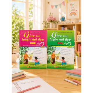Sách - Combo 2 cuốn Giúp Em Luyện Chữ Đẹp Lớp 2 - Biên soạn theo chương trình GDPT mới - ndbooks
