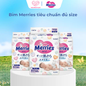 Bỉm tã quần/ tã dán Merries tiêu chuẩn nhập khẩu chính hãng đủ size cho bé