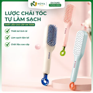 Lược Chải Tóc Tự Làm Sạch ABS Magic Chống Tĩnh Điện Tự Làm Sạch, Massage Da Đầu Thư Giãn