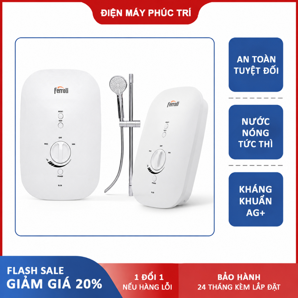 Máy nước nóng Ferroli Divo SSN 4.5S