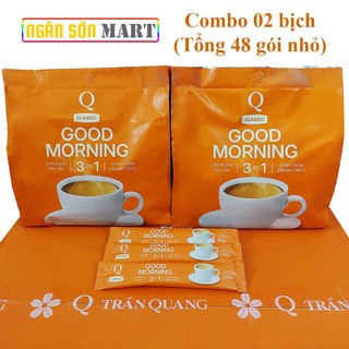 Cà phê sữa Good morning Trần Quang bịch 480g (24 gói nhỏ 20g) Sỉ/ Lẻ