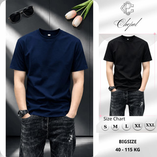 Áo Thun Trơn Nam Cao Cấp CHEPOL Unisex 100% Cotton Thoáng Mát, Thấm Hút, Áo Phông Cổ Tròn Form Oversize BASIC Có BIGSIZE