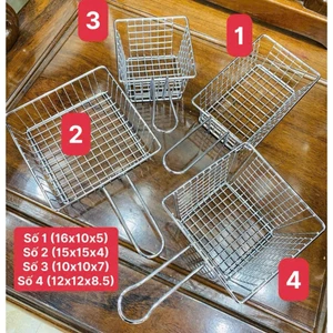 Giỏ đựng đồ chiên ránI Khay đựng đồ chiên Decor inox
