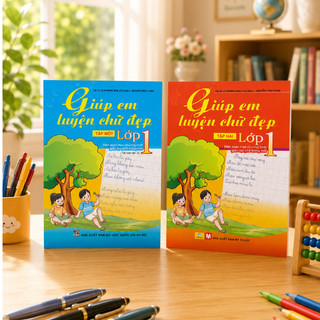 Sách - Combo 2 cuốn Giúp Em Luyện Chữ Đẹp Lớp 1 - Biên soạn theo CT GDPT mới - ndbooks
