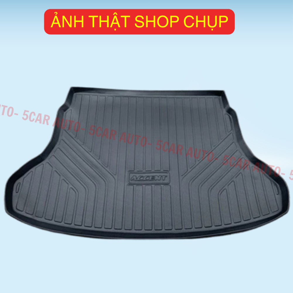 LÓT CỐP xe Hyundai Accent 2018 - Nay, nhựa dẻo siêu đẹp, siêu bền, chống thấm nước, không mùi, vừa khít xe