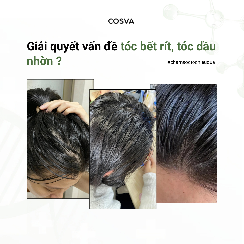 Dầu Xả Bưởi Macca Cosva 400ml Phục Hồi Tóc Hư Tổn Mềm Mượt Giảm Xơ Rối Tóc