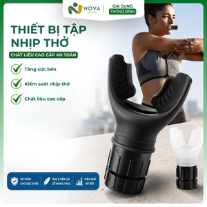 Dụng Cụ Tập Thở Điều Chỉnh Kháng Lực 3 Cấp Độ Tăng Dung Tích Phổi Luyện Hơi Thở Cho Người Tập Thể Thao