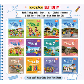 Sách Giáo Khoa Tiếng Anh - Global Success Từ Lớp 1 - 12 ( Bài Học + Bài Tập) - Bán Kèm Bút Chì