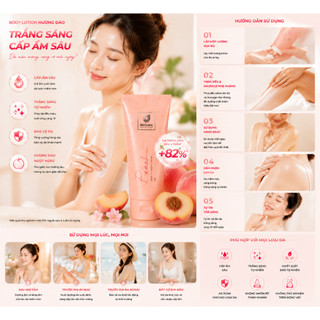 🍑Sữa dưỡng thể Niacinamide – Làm Sạch Sâu, Kiểm Soát Dầu, Giảm Mụn, Dưỡng Ẩm Cho Da Mịn Màng Rạng Rỡ