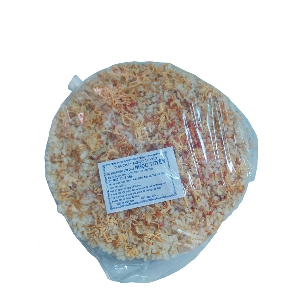 Cơm Cháy Chà Bông NGỌC TUYỀN Gói Tròn Giòn Rụm Thơm Ngon Ăn Vặt Tiện Lợi Siêu Ruốc Đậm Vị