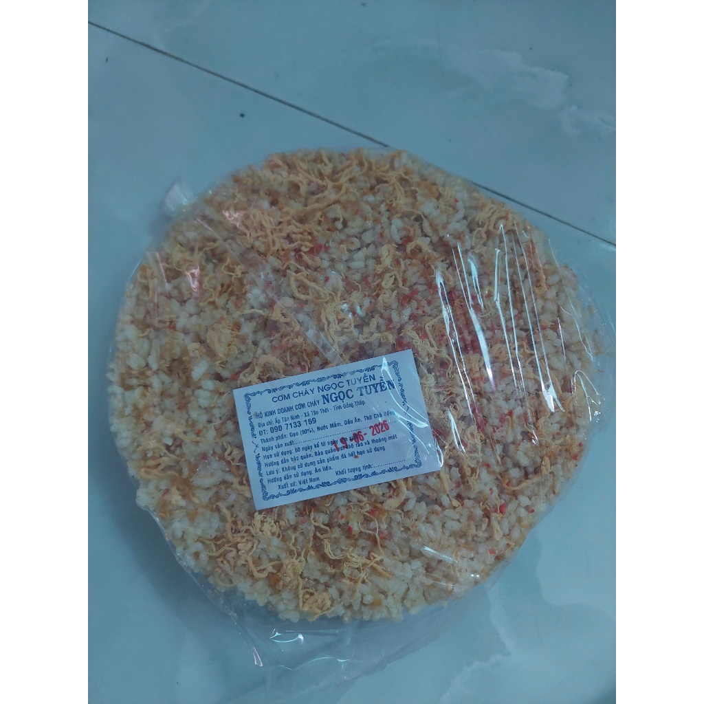 Cơm Cháy Chà Bông NGỌC TUYỀN Gói Tròn Giòn Rụm Thơm Ngon Ăn Vặt Tiện Lợi Siêu Ruốc Đậm Vị
