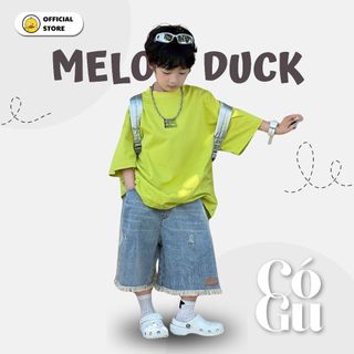 Áo Thun T-Shirt Bé Trai Xanh Chuối In Chữ Stay On Trac Trước Ngực Mellow Duck (4-13 Tuổi) B2606028