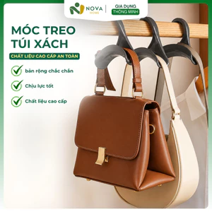 Combo 10 Móc Treo Túi Xách Bản Rộng Chịu Lực 5kg Nhựa PP Cao Cấp Treo Balo Túi Xách Gọn Gàng