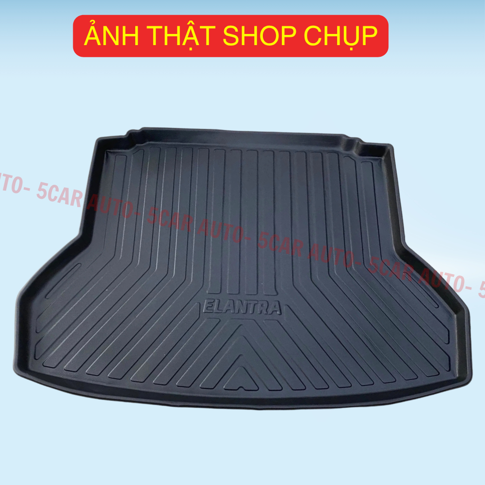 LÓT CỐP xe Hyundai Elantra 2016 - Nay, nhựa dẻo siêu đẹp, siêu bền, chống thấm nước, không mùi, vừa khít xe
