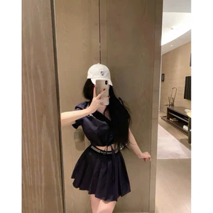 Set MM áo lửng + cv xếp ly #sieucappp