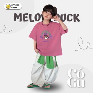 Áo Thun T-Shirt Bé Trai Hồng Họa Tiết Cao Bồi Cá Tính Nổi Bật Mellow Duck (4-13 Tuổi) B2603028