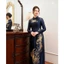 Áo dài mẹ sui lụa Ruby Cao cấp thêu và đính tỉ mỉ sang trọng MC09