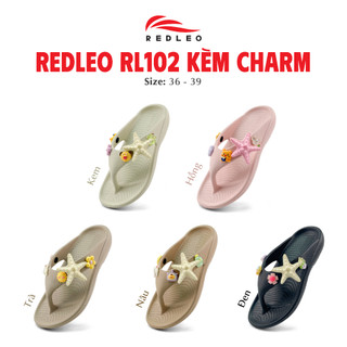Dép Xỏ Ngón Nữ EVA REDLEO RL102 - Dép Kẹp Đúc Nguyên Khối Êm Chân Chống Trượt Đi Biển
