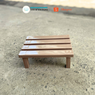 Bộ 3 Ghế nhựa mini cao cấp – Ghế ngồi bệt đa năng, ghế thẻ/ghế ốc nhỏ gọn dùng trong nhà & dã ngoại