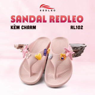 Dép Xỏ Ngón Nữ EVA REDLEO RL102 - Dép Kẹp Đúc Nguyên Khối Êm Chân Chống Trượt Đi Biển